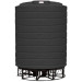 10000 Gallon Black Cone Bottom Tank with Stand