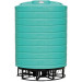 10000 Gallon Green Cone Bottom Tank with Stand