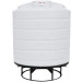 550 Gallon White Cone Bottom Tank