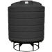 550 Gallon Black Cone Bottom Tank