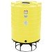 870 Gallon Yellow Cone Bottom Tank with Stand