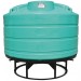 1600 Gallon Green Cone Bottom Tank with Stand