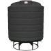 2000 Gallon Black Cone Bottom Tank