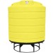 2000 Gallon Yellow Cone Bottom Tank