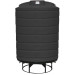 2500 Gallon Black Cone Bottom Tank