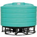 2520 Gallon Green Cone Bottom Tank with Stand