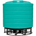 3200 Gallon Green Cone Bottom Tank