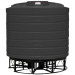 3200 Gallon Black Cone Bottom Tank with Stand