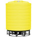 5000 Gallon Yellow Cone Bottom Tank with Stand