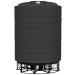 6000 Gallon Black Cone Bottom Tank with Stand