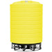 6000 Gallon Yellow Cone Bottom Tank with Stand