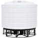 6011 Gallon White Cone Bottom Tank with Stand