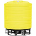 8000 Gallon Yellow Cone Bottom Tank with Stand