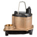 1/3 HP Little Giant 6-CBM Bronze Manual Submersible Sump Pump, 115V, 10' Cord