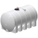 6025 Gallon White Horizontal Leg Tank
