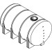3135 Gallon Elliptical Leg Tank