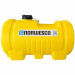 66 Gallon Yellow Blow-Molded Spot Sprayer Tank