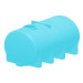 3250 Gallon Light Blue Heavy Duty Elliptical Leg Tank