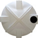10000 Gallon White Vertical Water Tank