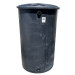 145 Gallon Black Vertical Water Storage Tank