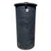 325 Gallon Black Vertical Water Storage Tank