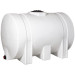 550 Gallon White Horizontal Leg Tank