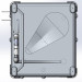 550 Gallon 304 Stainless Steel Supertainer IBC Tote Tank