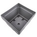 2700 Series Snyder Material Handling Bin with 4-Way Molded-In Pallet Base