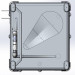 165 Gallon 304 Stainless Steel Supertainer IBC Tote Tank