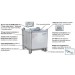 165 Gallon 304 Stainless Steel Supertainer IBC Tote Tank
