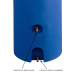 260 Gallon Light Blue Emergency Water Tank with Accessories
