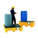 UltraTech 4-Drum Spill Pallet, With Drain