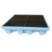 UltraTech 4-Drum Spill Pallet Fluorinated, With Drain