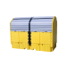 UltraTech Twin IBC Hard Top Spill Pallet, Without Drain
