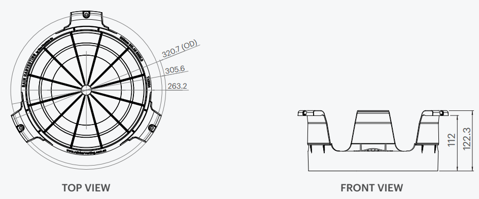 TASS24 12 Inch Tank Screen