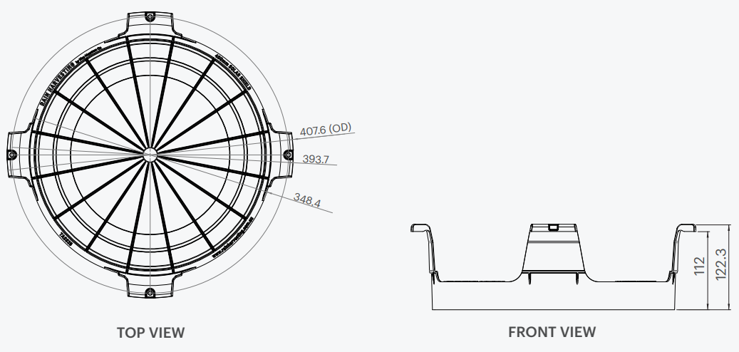 TASS25 16 Inch Tank Screen