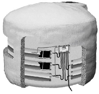 insulated storage tank example